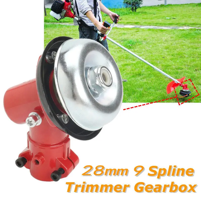 28mm-9-Spline-Gearhead-Gearbox-For-Trimmer-Strimmer
