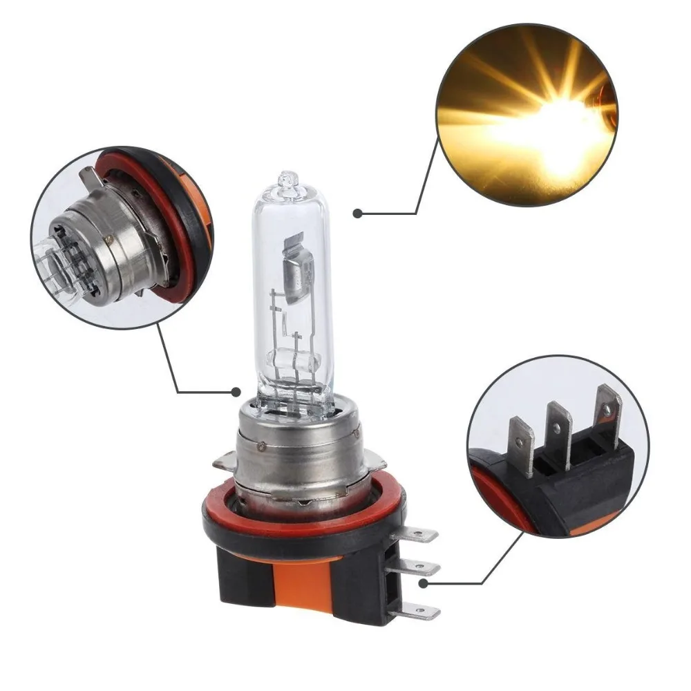 1 шт. автомобильные галогенные лампы H15 12 В 15/55 Вт 4300 К|headlight bulb|fog light bulbcar headlight bulbs |