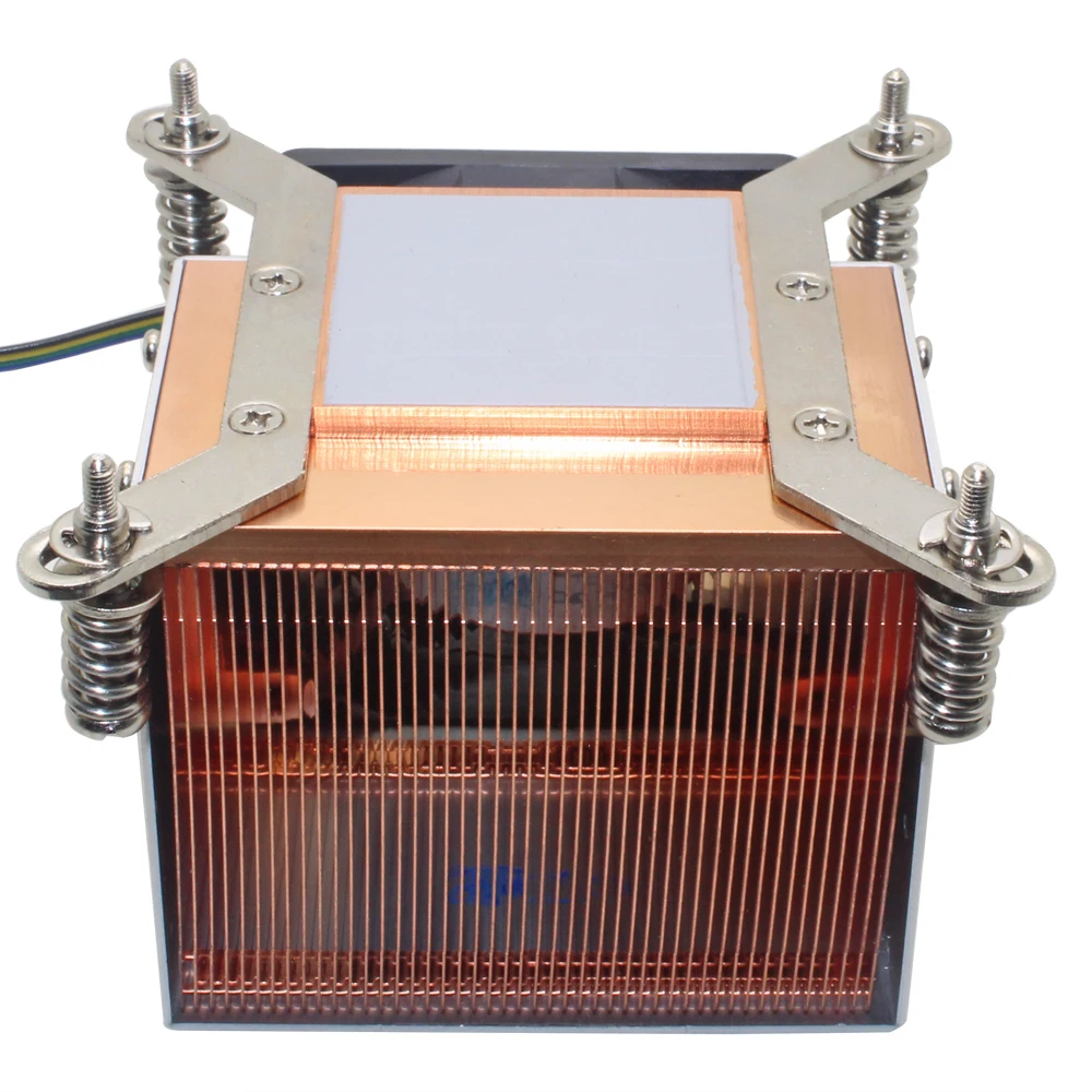 Cooler para Cpu Servidor 2u Dissipador de Calor para Intel Xeon Lga 1155 1156 1150 1151 Estação de Trabalho Industrial Resfriamento Ativo - Imagem 4