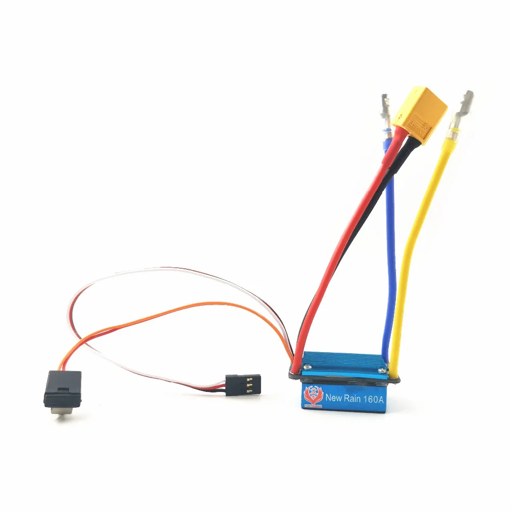 Fire Phoenix New Rain 160A brushed ESC waterproof ESC 2-3s Lipo 5V/1A ...