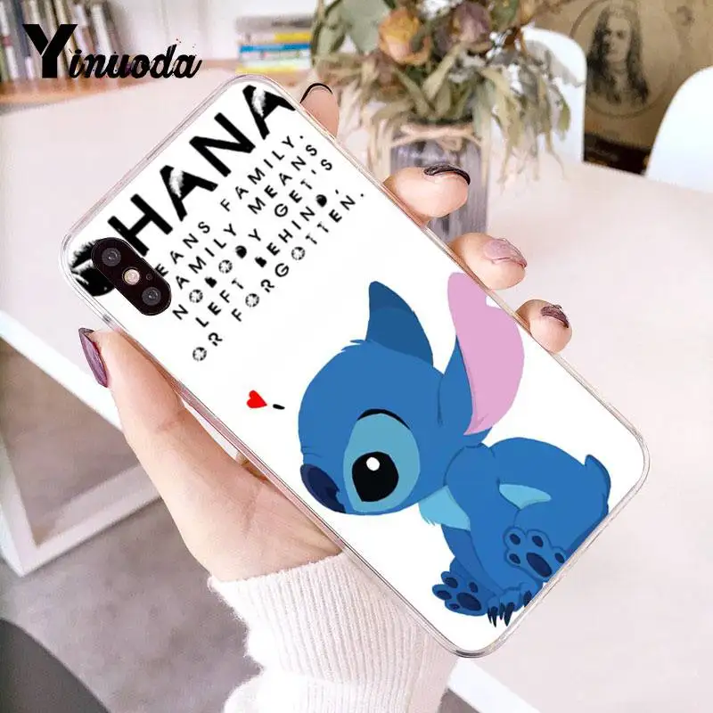 Yinuoda для iPhone 7 6 X Чехол Lilo Stitch Coque чехол для телефона для iPhone 8 7 6 6S Plus X 5 5S SE XR XS XSMAX - Цвет: 3