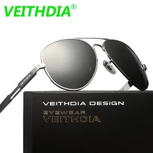 2017 HD Veithdia Männer Marke Logo Fahren Polarisierten Sonnenbrillen Sonnenbrille Aluminium-magnesium-legierung oculos de sol männlich 6695