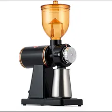 220 V/110 V 200 Вт чугун кофе в зернах для кофеварки шлифовальный станок 8 передач регулируемая толщина 250 г фасоли объем 60 мм плоский нож дисковый тормоз