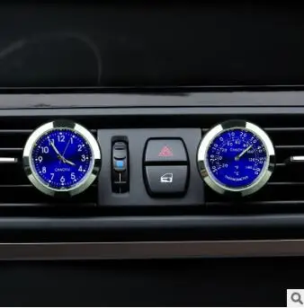 

Golden/Sapphire Clock Dial Plate Aromatherapy Clip Auto Air Vent Freshener Car Accessories Car Air Fragrance & Deodorant HA153