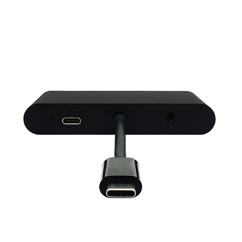 USB C Type C to VGA Gigabit Ethernet LAN RJ45 USB-C AUX Adapter USB 3.1 Type-C Converter Cable for Macbook Chromebook Pixel (5)