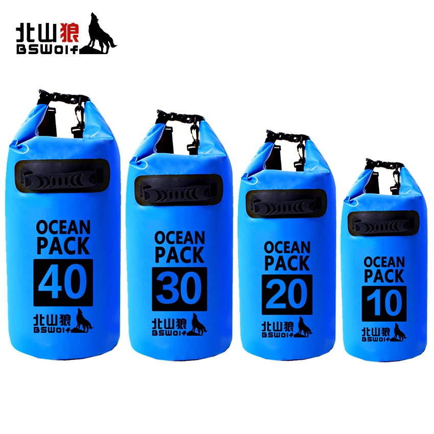 BSWolf Waterproof bag backpack outdoor mobile phone pocket waterproof bag drifting bag swimming beach bag equipment