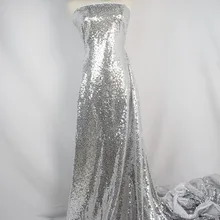 Серебряная блестящая ткань непроницаемый дизайн костюмы платье юбка дизайнерский материал ткань вечерние фоновая ткань