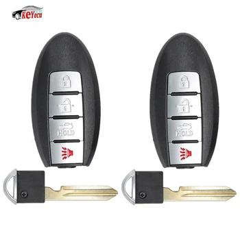 

KEYECU 2 Pcs/lot 315MHz FCC: CWTWBU735 Replacement Keyless Entry Remote Key Fob 4 Button for Nissan Maxima Sentra