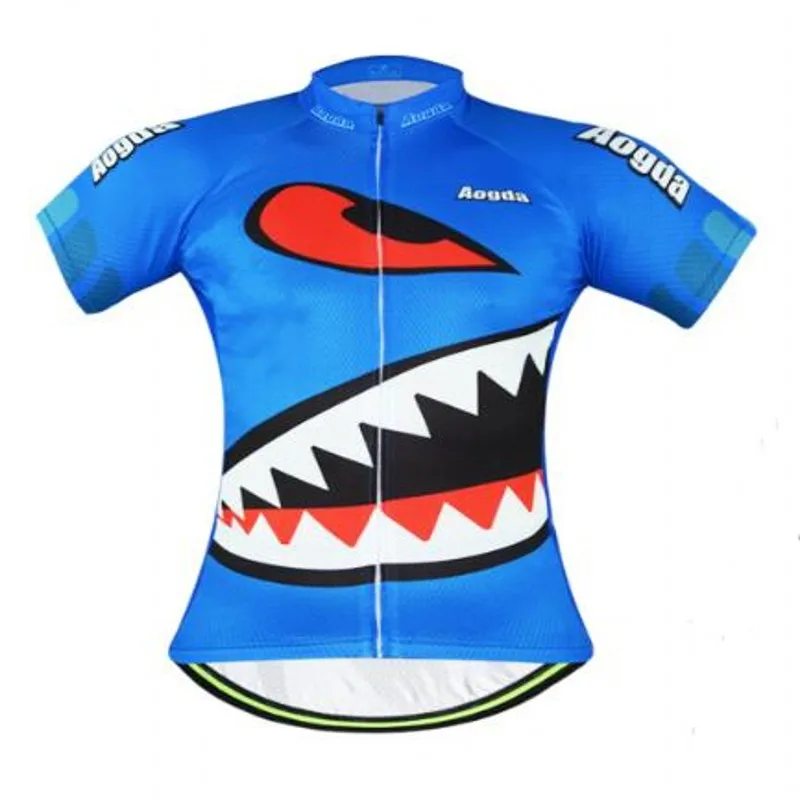 

2016 new bike jersey Agoda sportswear / shark blue jersey short  / breathable perspiration / jersey