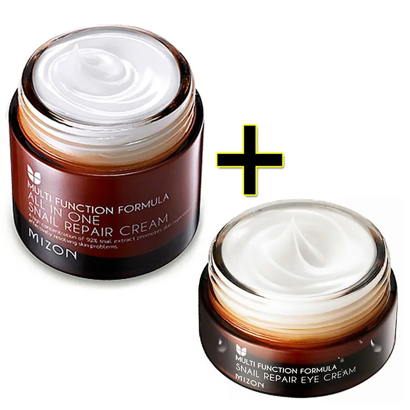 MIZON All In One Snail Repair Cream 50m + Snail Repair Eye Cream 25ml ...