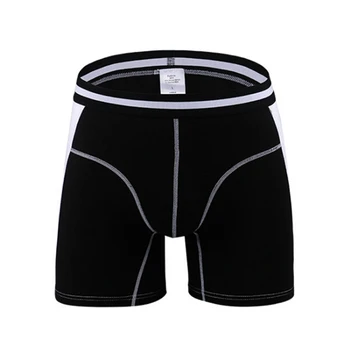 

Mens Long Underwear Boxer Panties Homme Slip Calzoncillos Hombre Men's New Fashion Anti-Wear Boxers Underpants Gay Cueca Shorts