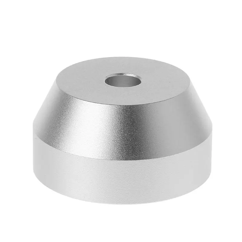 

Vinyl Record Dome Adapter Universal 7" 45RPM Turntable Aluminum Silver Accessories Jan-12