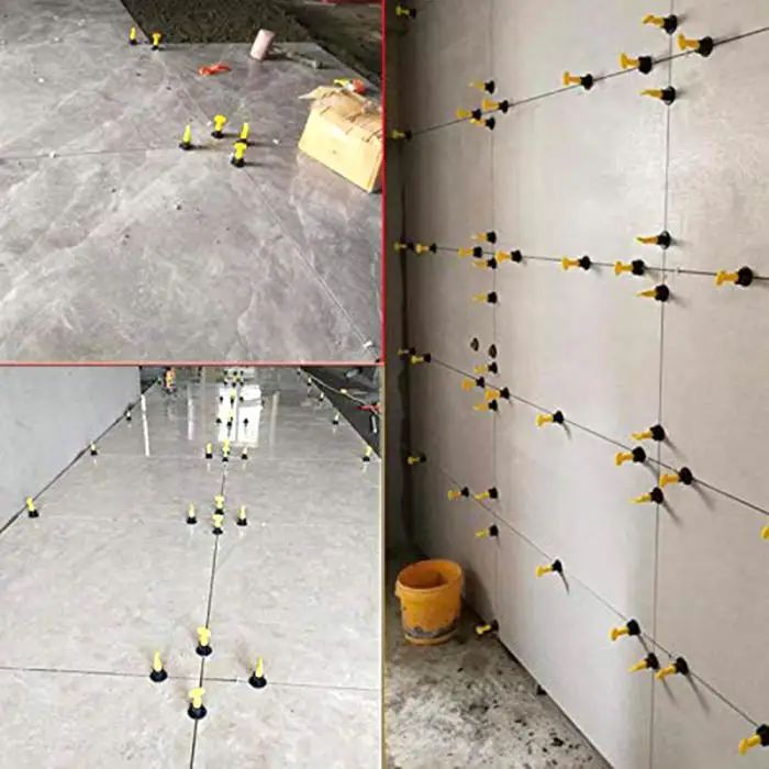 100 шт Плоские керамические напольные стены строительные инструменты многоразовые плитки выравнивания YU-Home