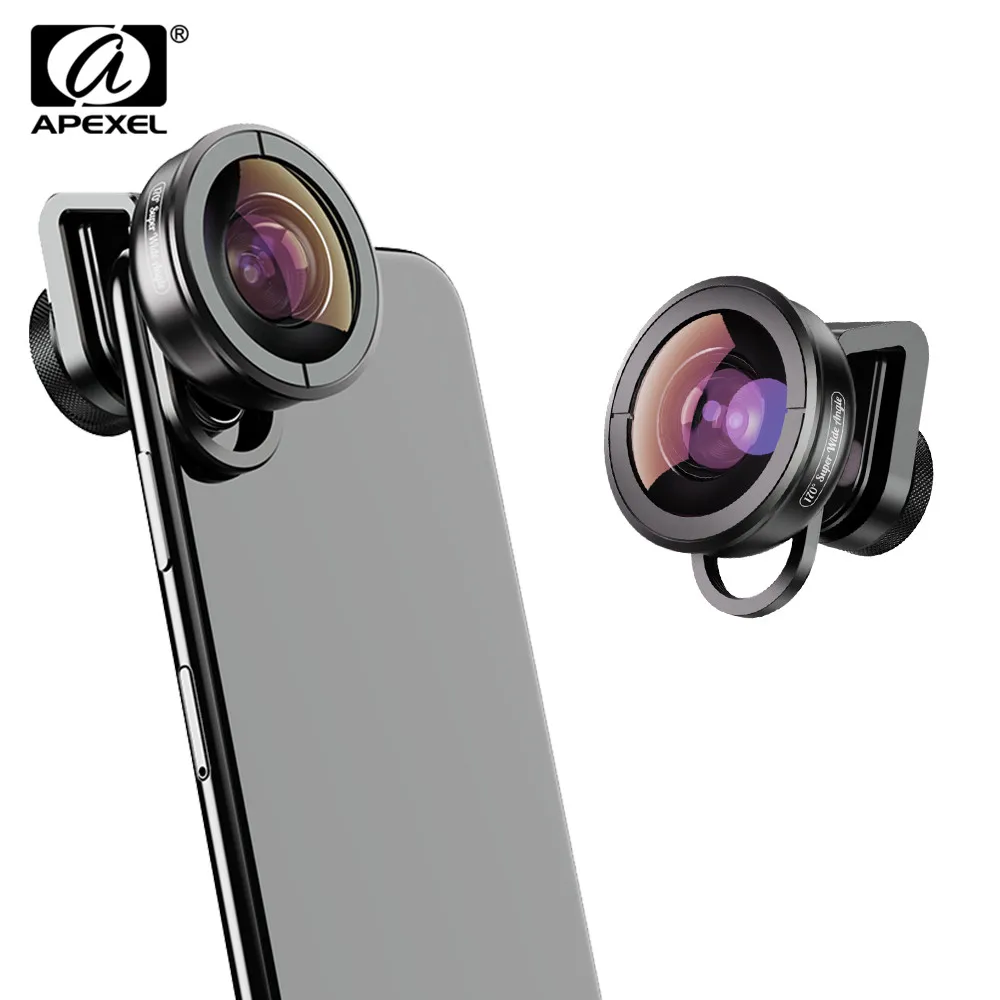 

Apexel HD 170 Super Wide Angle Camcorder Lens for Dual Lens Single Lens iPhone,Pixel,Samsung Galaxy All Smartphones For xiaomi