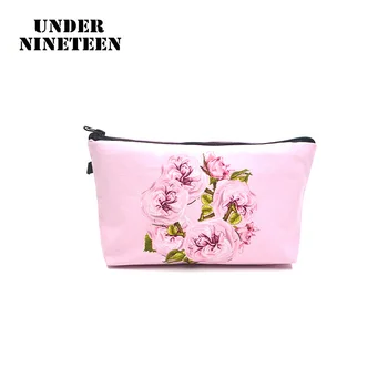 

Under Nineteen 2019 New Women Flower Make Up Bags Large Capacity Cosmetic Bags Neceser Travel Toiletry Bag Organizer Pouch Gifts