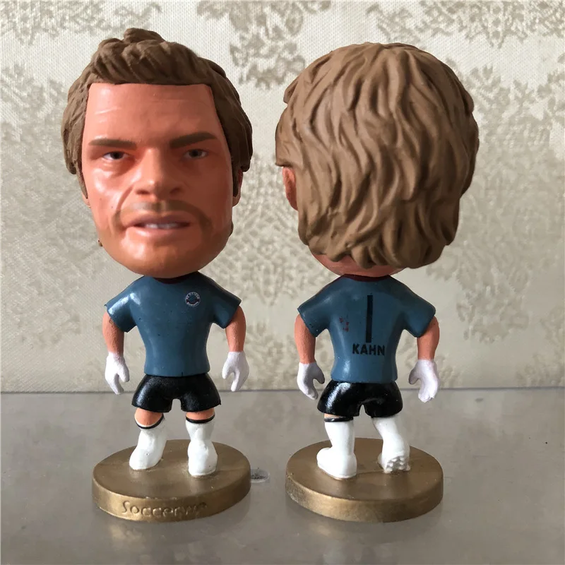 

Soccerwe 6.5 cm Height Souvenir Season Football Doll Star BY 1# Oliver Kahn Neuer Figurine Home Kit Collections Gift