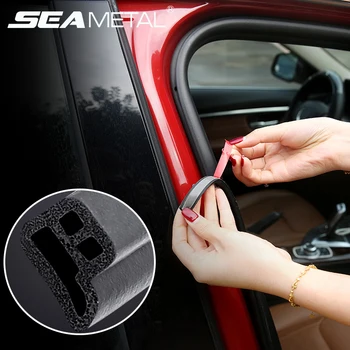 

Rubber Car Seal Strip Door Window Waterproof Dustproof Leakproof Noise Insulation Sound Sticker Universal Automobile Accessories