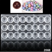 В форме футбольного мяча pc пластиковые формы для шоколада для пудинга и желе форма для выпечки тортов