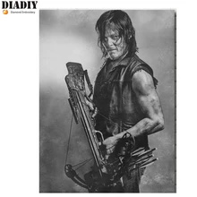 Полный, алмазная вышивка, пользовательские алмаз живопись Ходячие мертвецы 3D изображения вышивки крестом, Алмазная мозаика, украшение дома