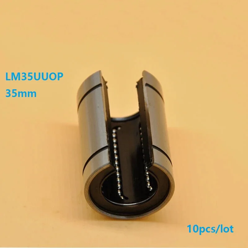 

10pcs/lot 35mm LM35UUOP LM35OP LM35UU-OP open linear motion ball bearing bush bushing for CNC DIY Open Type Linear Bearing