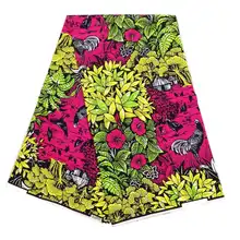 Анкара в нигерийском, африканском стиле восковой печати вощеный хлопок настоящий ducth воск ткань 40*40 Пряжа для женщин вечернее платье