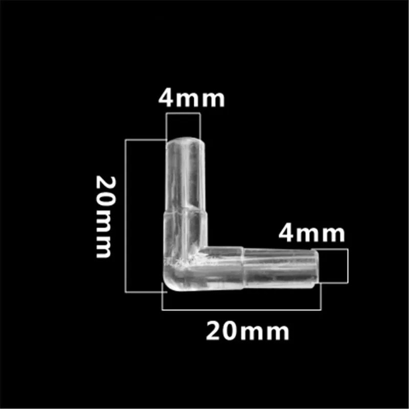 200 шт./лот аквариум Airline трубчатый соединитель для воздушного потока обратный клапан трубопровода с сильной присоской для 3/4 мм воздушная трубка воздуха Аксессуары для молокоотсосов - Цвет: 2 way clear