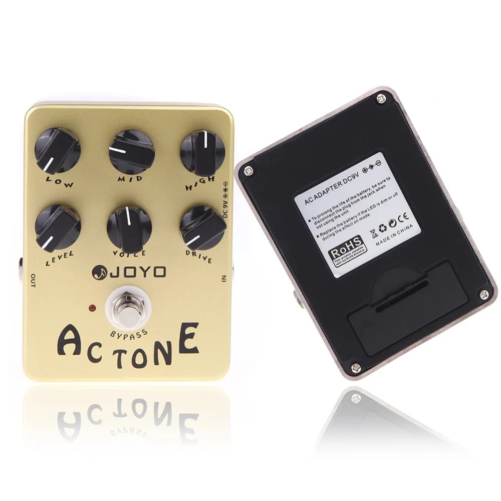 JOYO JF 13 педаль для электрогитары AC Tone Vox Amp имитатора гитары с эффектами True Bypass