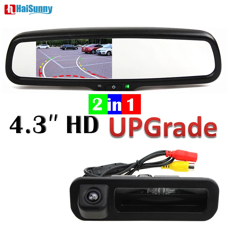 HaiSunny Parking Car Rear View Camera Dynamic Line + Interior Mirror Monitor For Ford Focus For Focus 2 Focus 3 2012 2013 HaiSunny Parking Car Rear View Camera Dynamic Line + Interior Mirror Monitor For Ford Focus For Focus 2 Focus 3 2012 2013