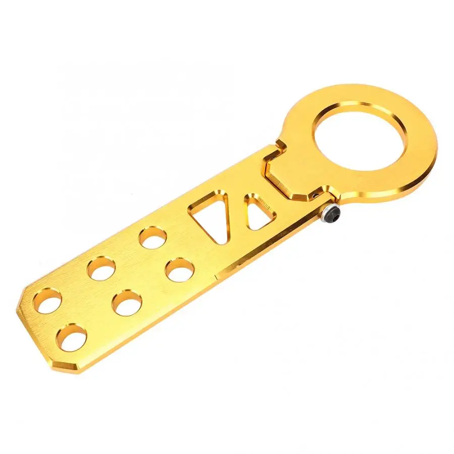 Car Aluminium Alloy Front Trailer Towing Hook Ring Set Fit for HONDA CIVIC CRX Golden Cars Auto Towing tools