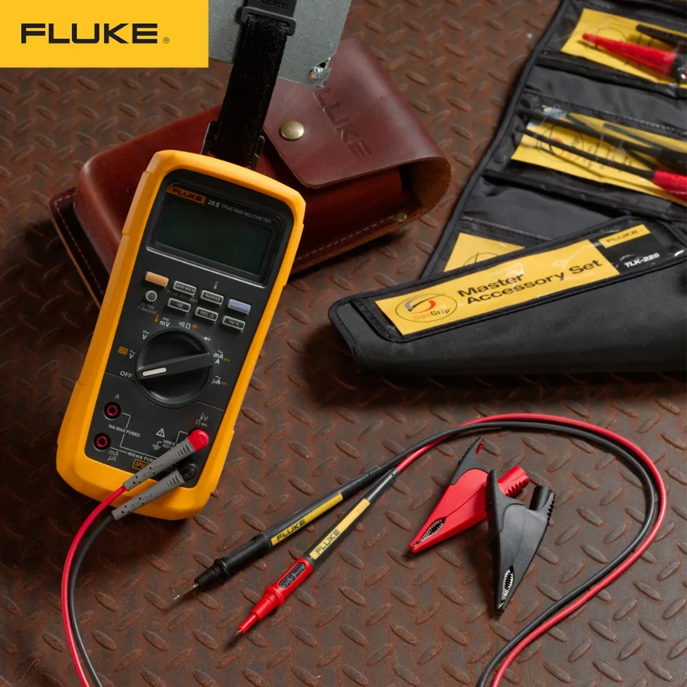 Fluke 28 II Промышленный Цифровой мультиметр True RMS, водонепроницаемый и пылезащитный, неразрывно безопасный, 20000 отсчетов, MSHA F28-2