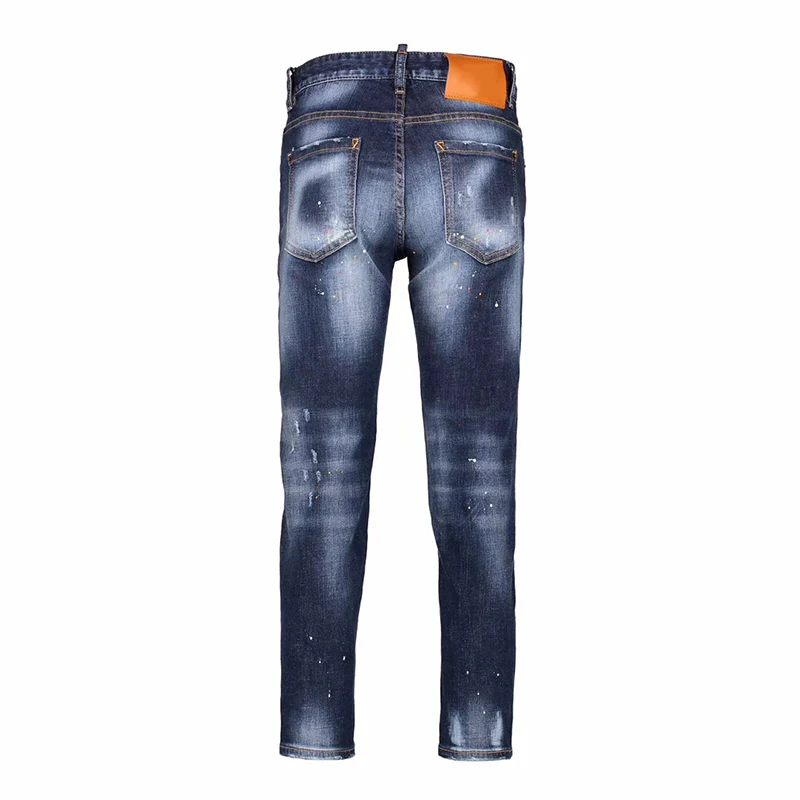 Las Caliente Lápiz Cómodo De Lavado Delgado Azul Vetore Pantalones Patrón Marca Agujero Arañazos Venta Diseño Ligero Señoras Vaqueros Mujeres CCf6wqpTx