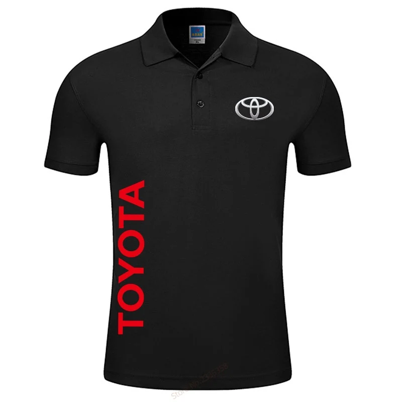 

S-3XL Brand New Men's toyota Polo Shirt High Quality Men Cotton Short Sleeve shirt Brands jerseys Summer Mens polo Shirts