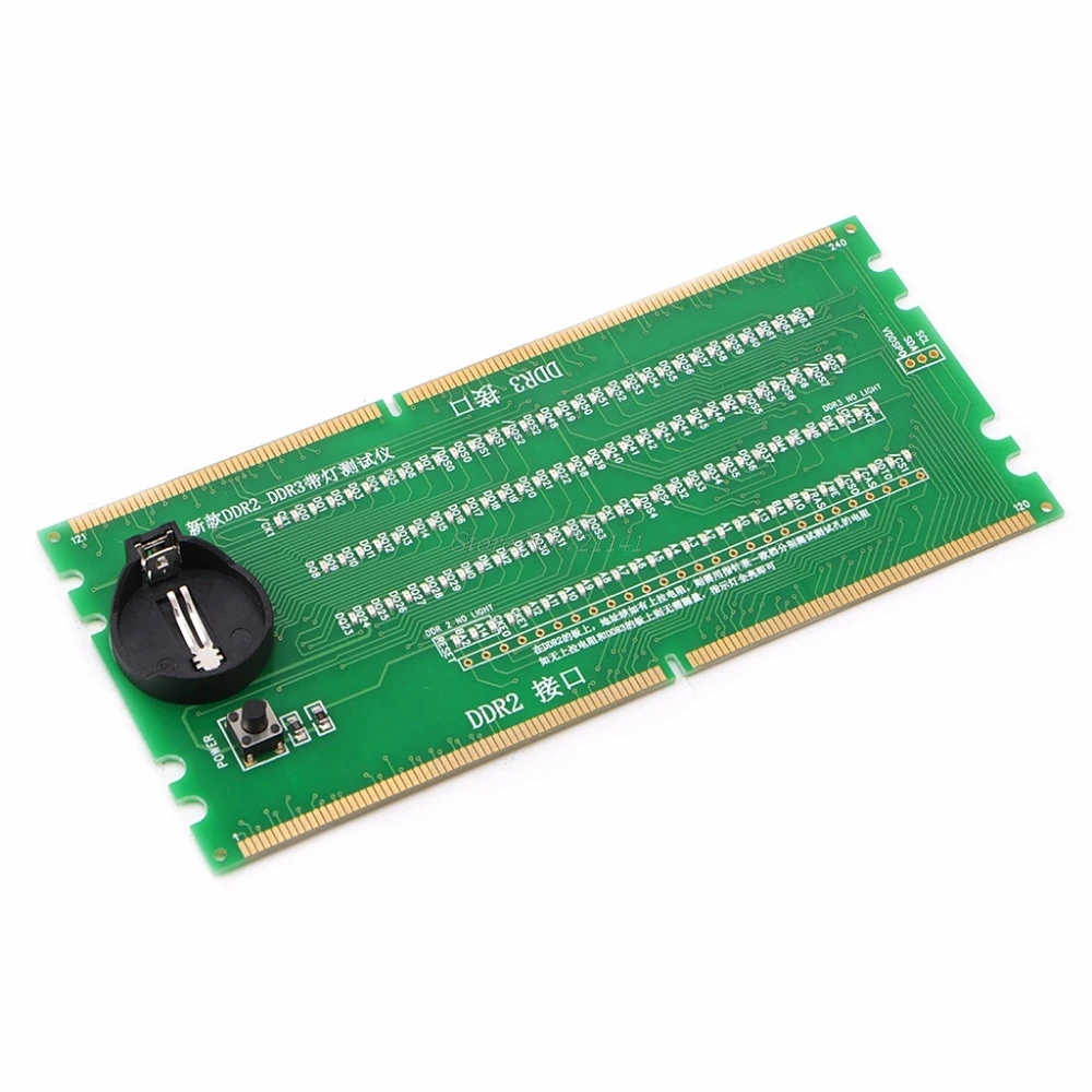 DDR2 и DDR3 2 в 1 тестер с подсветкой светильник для настольных материнских плат Интегральные схемы