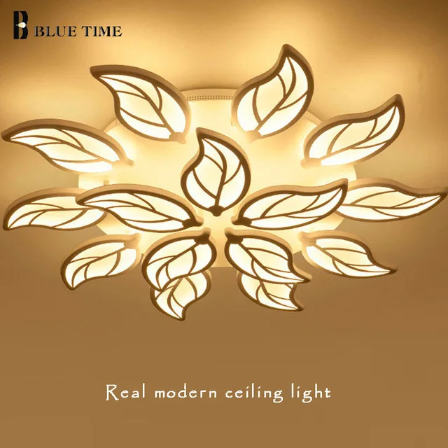

Real Modern Led Chandelier Lights Acrylic For Living Room Bedroom Dinning Room Indoor Home Led Lighting Fixtures AC90-260V 220V