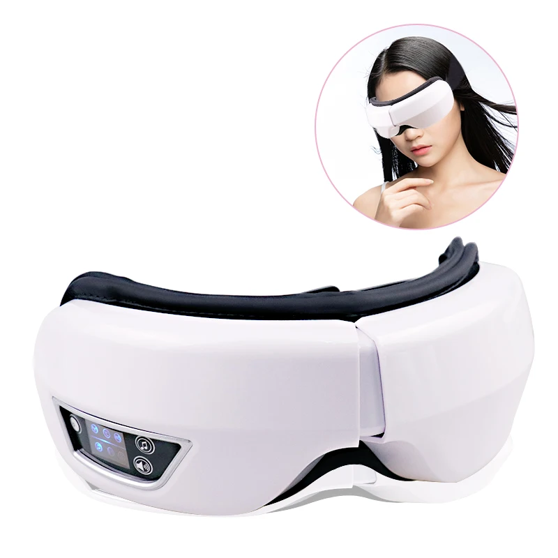 

Bluetooth Music Wireless Air Pressure Eye Massager Adjustable Stress Relief Goggles Magnets Vibration Acupoint Massage Machine