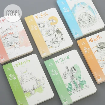

Hot Sketchbook Diary Drawing kawaii Cute shcool Notebook Paper 80 sheets Notepad Creative Trends office supplies Gift