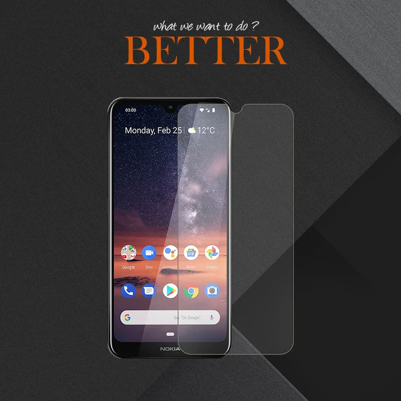 

Tempered Glass For Nokia 3.2 Screen Protector 9H 3D Premium Glass Film For Nokia 3.2 6.26 inch Protective Film Glass Guard