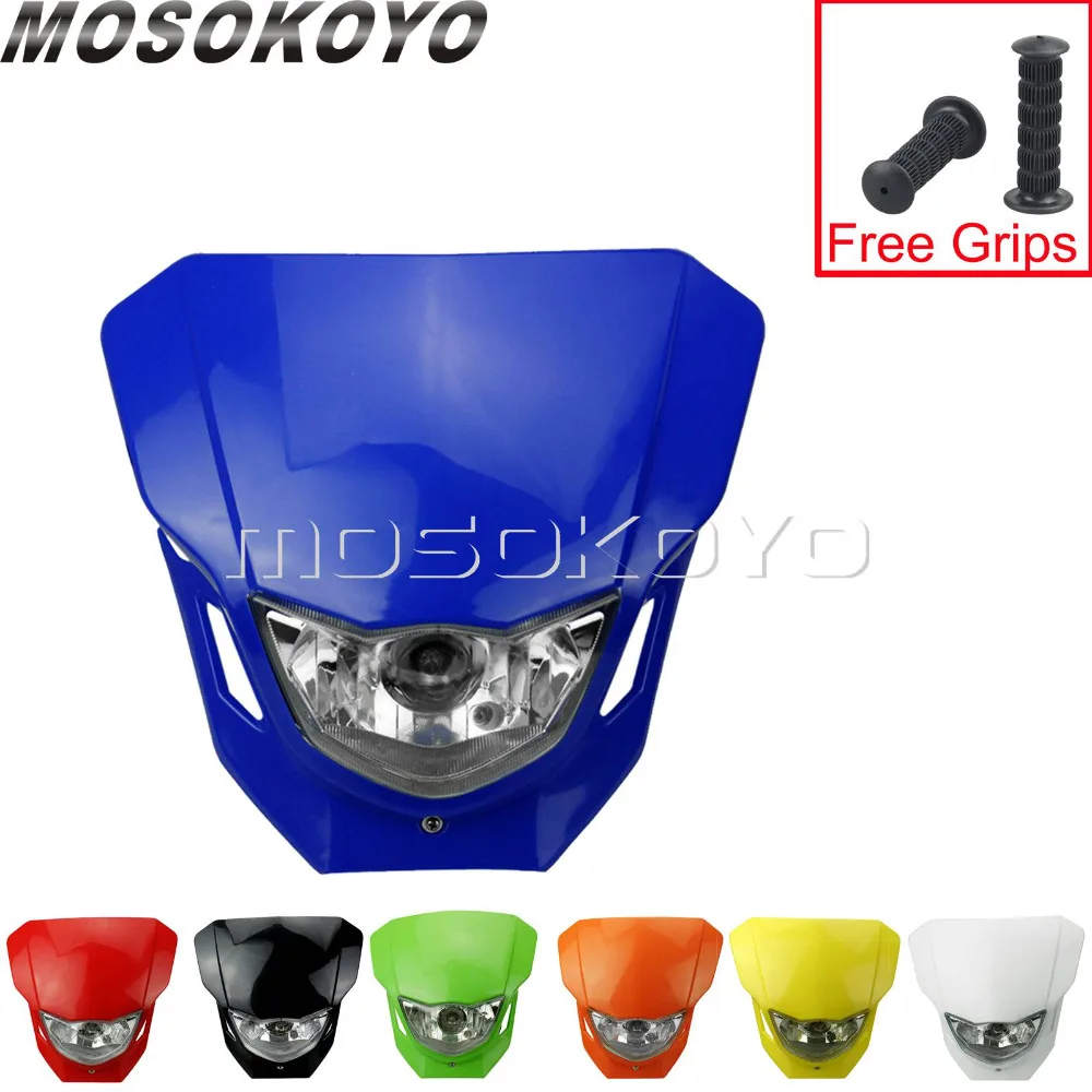 Синяя фара для мотоцикла внедорожника передняя маска Yamaha WR450F 250F YZ 450 250 эндуро| |