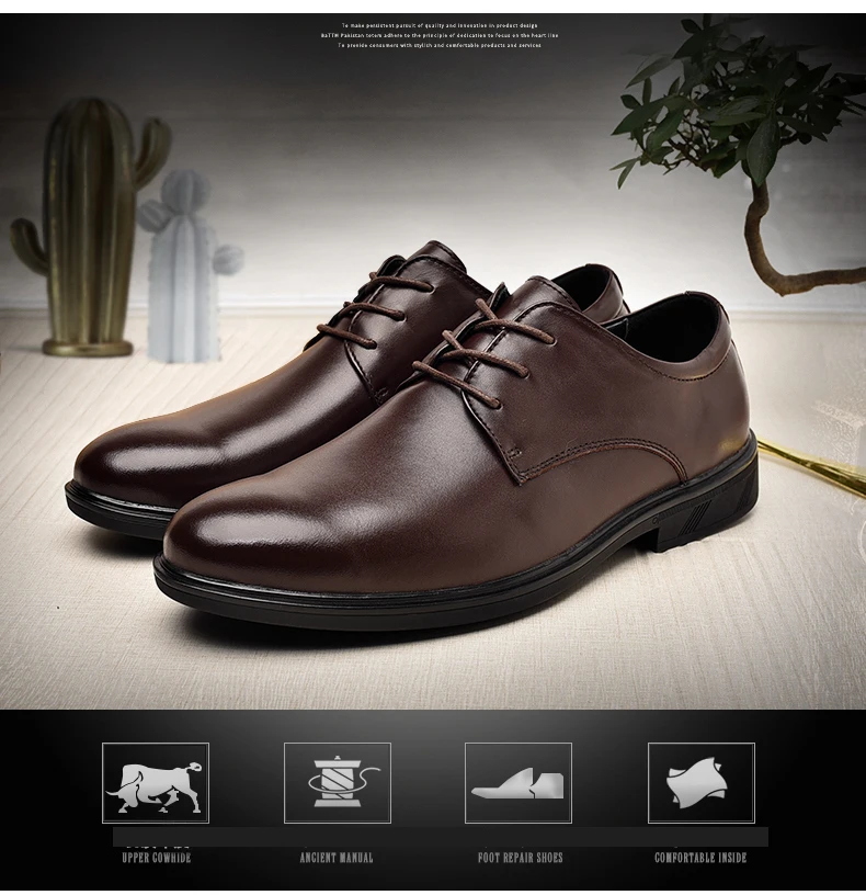 Новые Мужские модельные туфли из натуральной кожи, большие размеры, Классические Коричневые черные туфли, мужская элегантная офисная Свадебная формальная обувь для мужчин