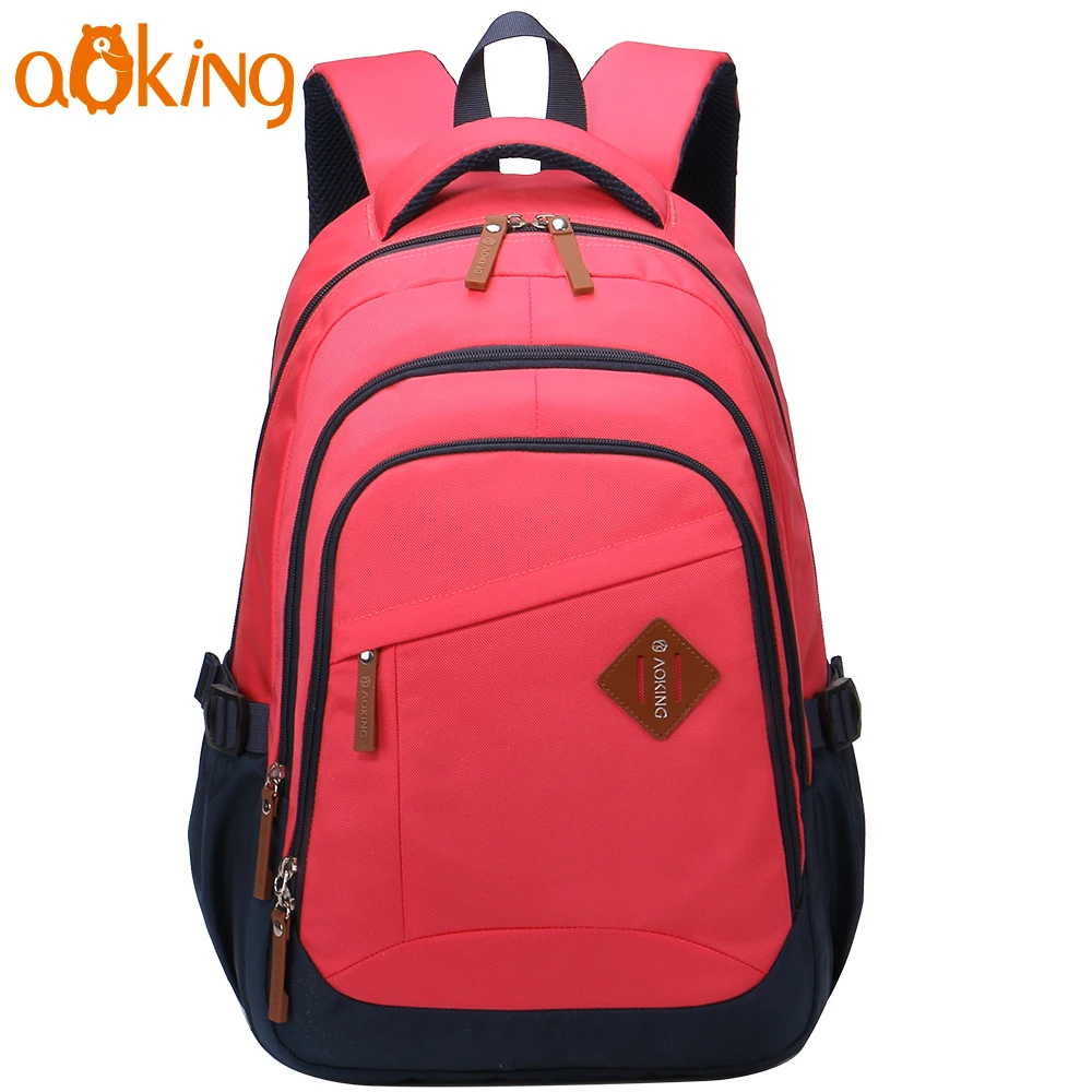 

Aoking Travel Leisure College Students School Backpack Large Capacity Journey Waterproof Nylon Backpack Shoulders Backpack