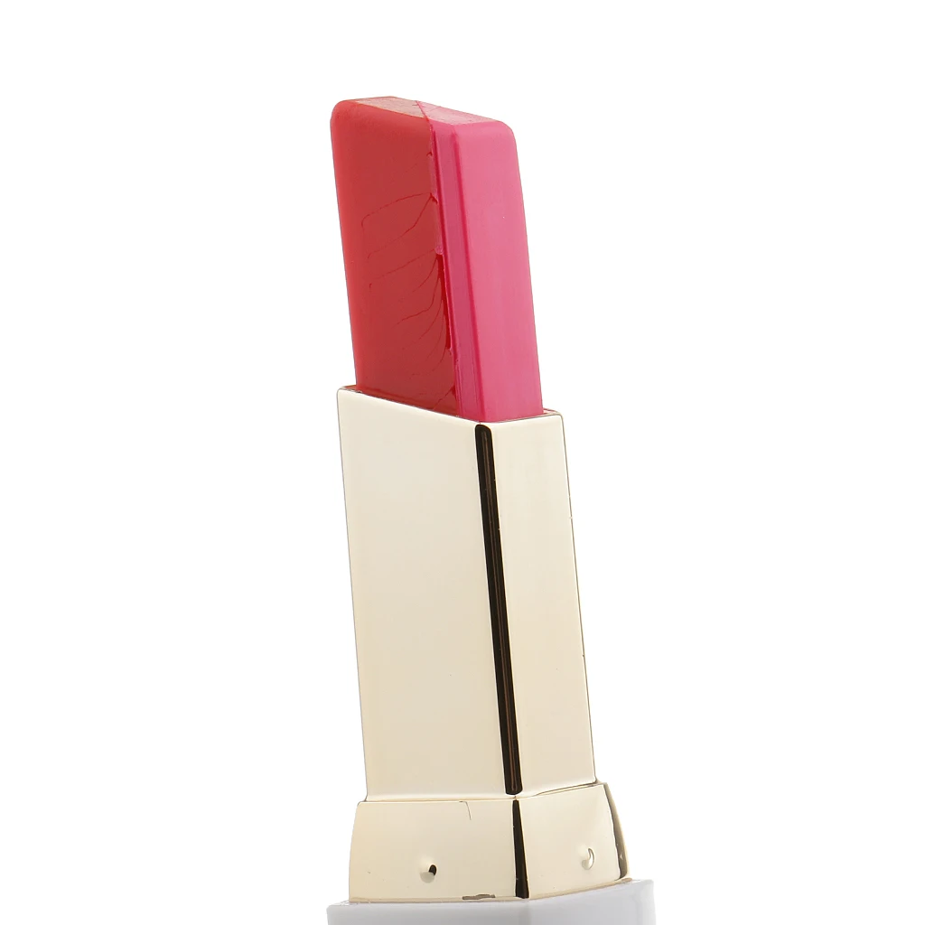 Dual Color Lipstick Moisturizing Gradient Color Fashion Makeup Lip Blam Waterproof & Long Lasting Works Especially Well