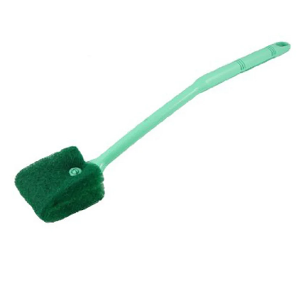 Best selling Green Plastic Handle Soft Sponge Aquarium Fish Tank