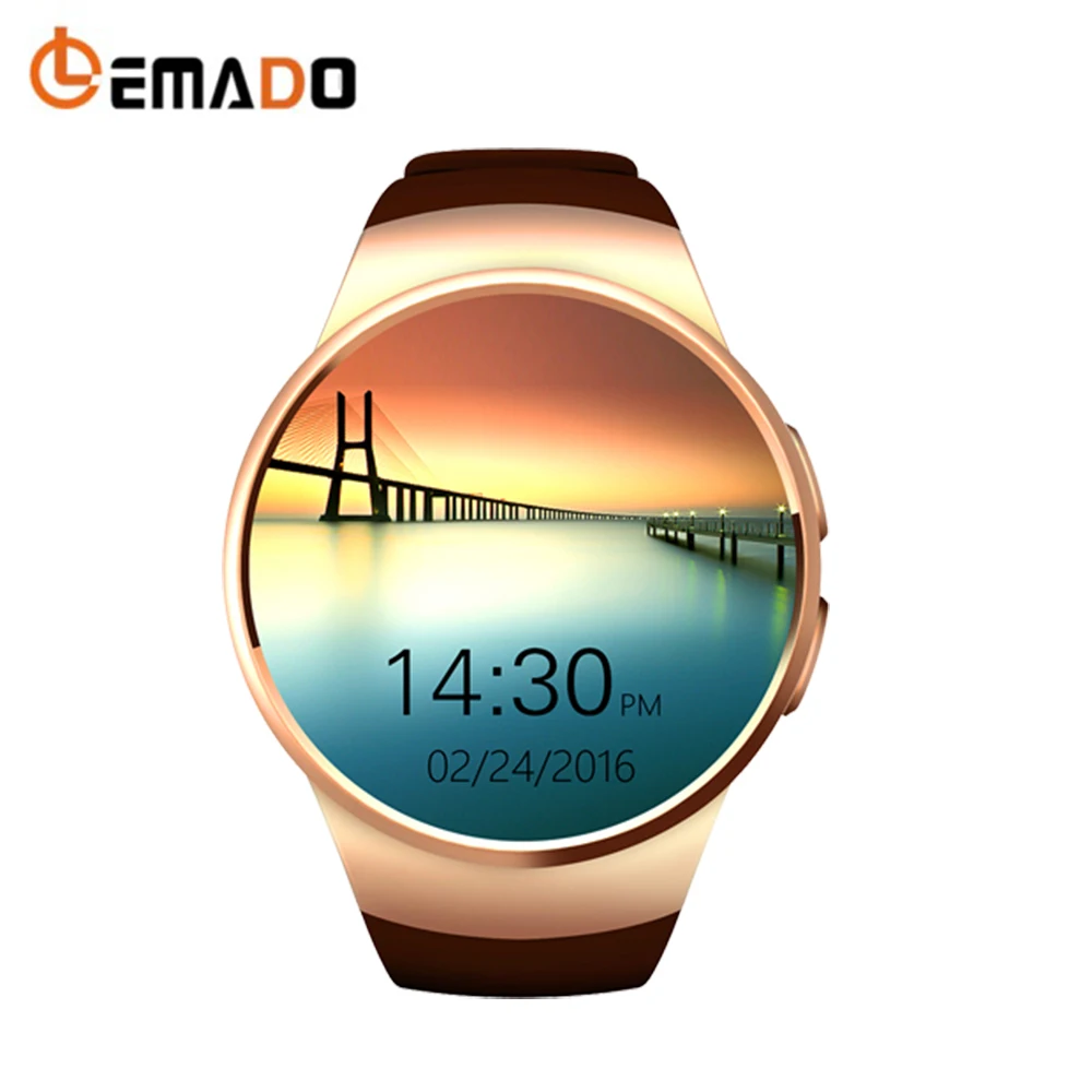 

Lemade KW18 Smart Watch Bluetooth SmartWatch Support SIM Card Sports Men Heart Rate Monitoring