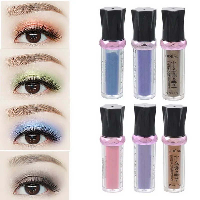 

New Makeup Eyeshadow Fluorescence Shimmer Eyes Cosmetics Long Lasting Easywear Eye Shadow Glitter Waterproof Maquiagem