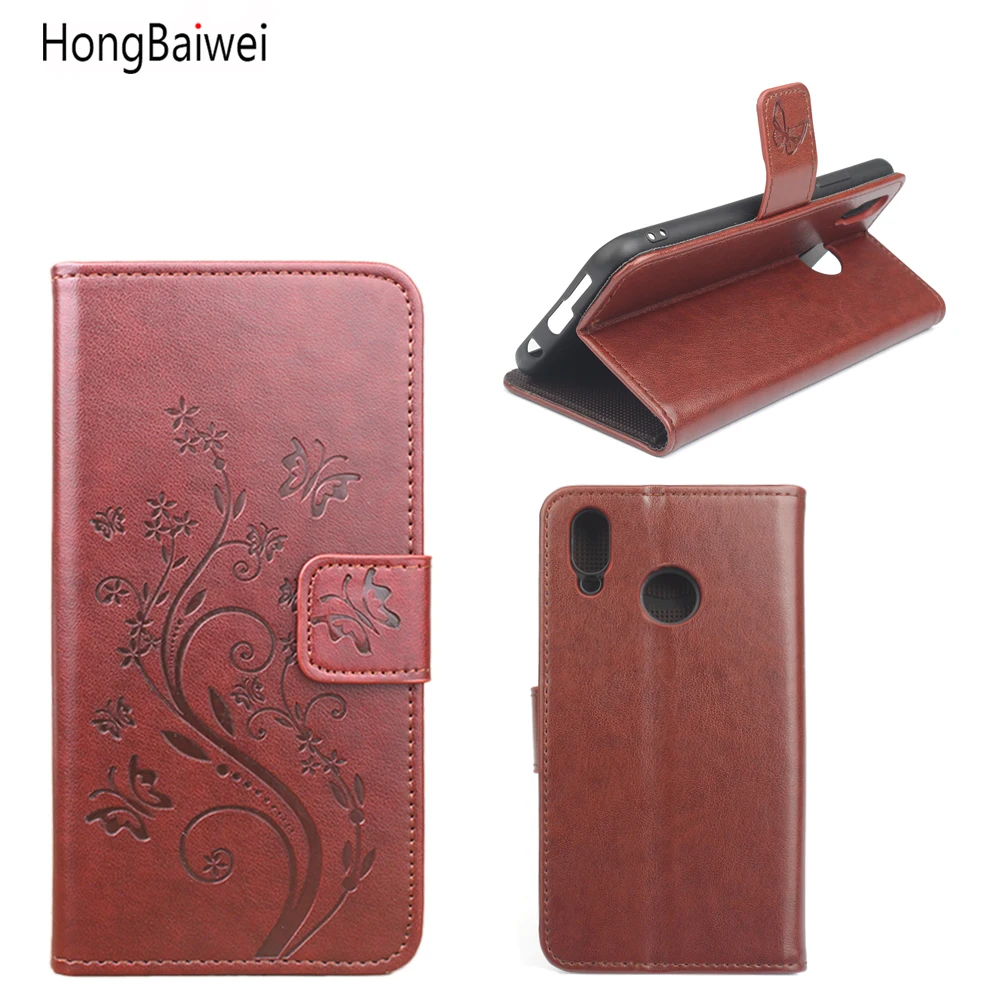 

HongBaiwei for Huawei P20 Lite Case Wallet Style Fashion Embossed Flip Leather Cover Case for Huawei Nova 3e / Huawei P20 Lite