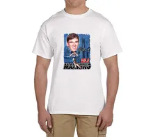 2017 Giants Eli Manning Caricature Cartoon t shirts Mens Number 13 Funny T-shirts 0208-3