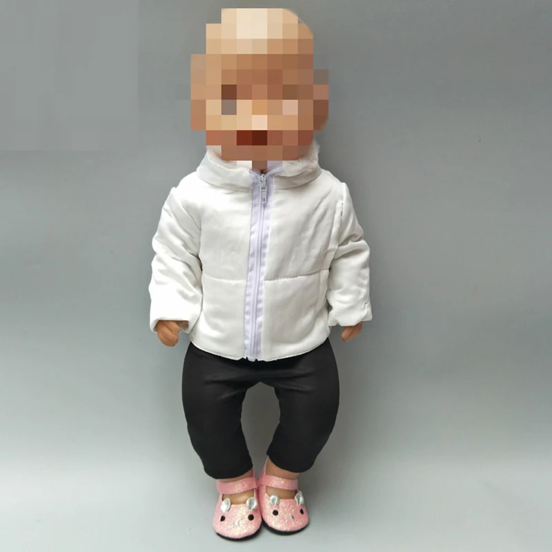 Кукла Одежда для 43 см куклы куртка одежда 17 &quot43 ребенок reborn кукла пуховое пальто