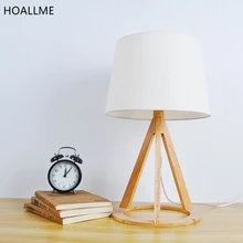 Современные художественные дуба можно регулировать деревянные светильники подвесные светильники настольная лампа ночник гостиной кофейной столовой E27 база