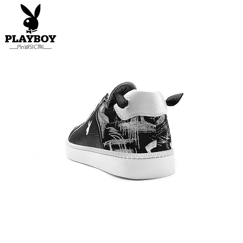 PLAYBOY/обувь; коллекция года; сезон весна-осень; повседневная обувь; мужские оксфорды из искусственной кожи на шнуровке; модная Водонепроницаемая Мужская обувь; DA75125