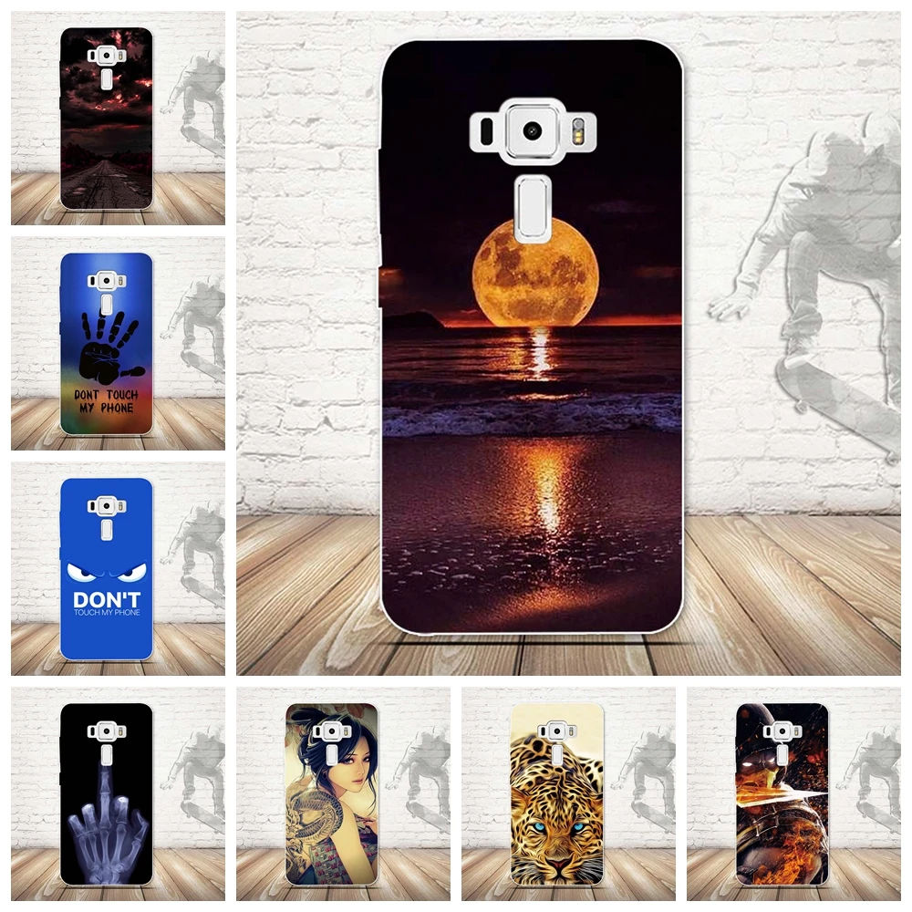 

For Asus Zenfone 3 Case ZE552KLL Soft Silicone TPU Fashion Painted Phone Case For Asus Zenfone 3 ZE552KL 5.5" Coque Cover